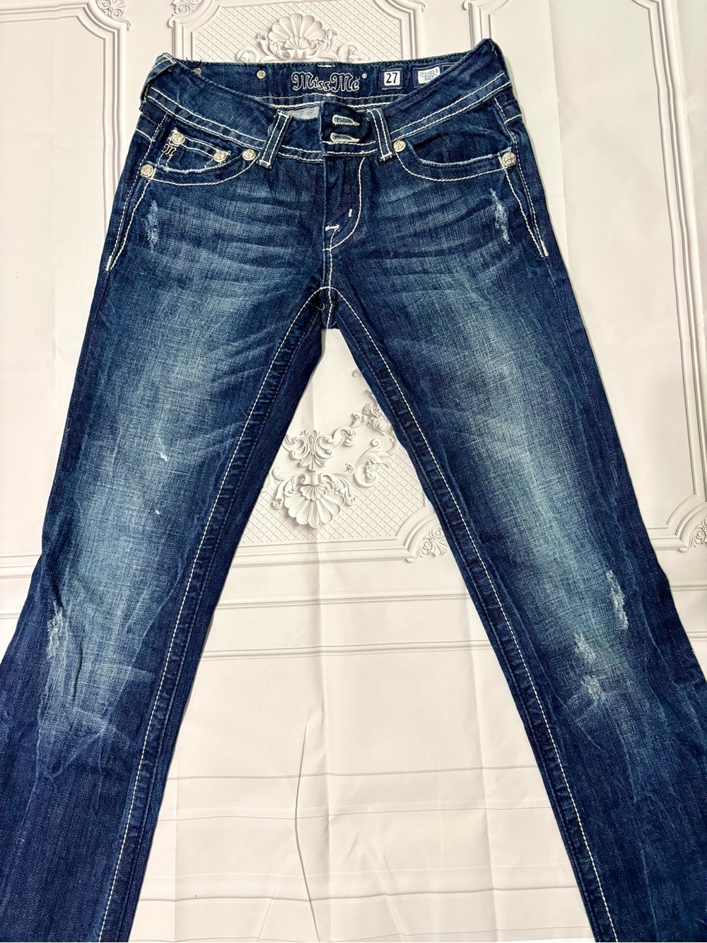 Miss Me Women's Dark Blue Boot Cut Jeans